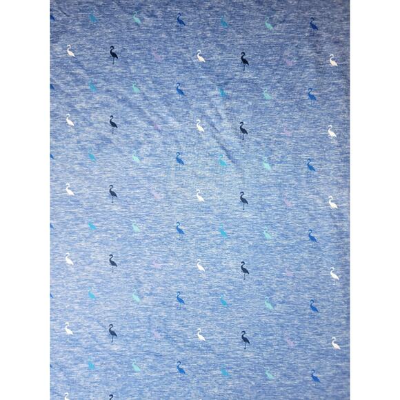 TailorByrd Performace Polo Golf Flamingos All Over Print Colorful Men's M SPF 30 - Picture 3 of 7